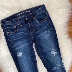 Super stretch American eagle jeggings size 4